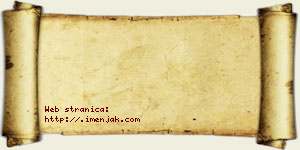 Jana Vujanović vizit kartica